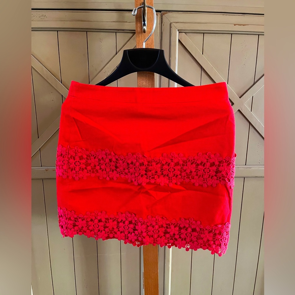 Light Used/ J.Crew Women’s Red Skirt/ Size 2